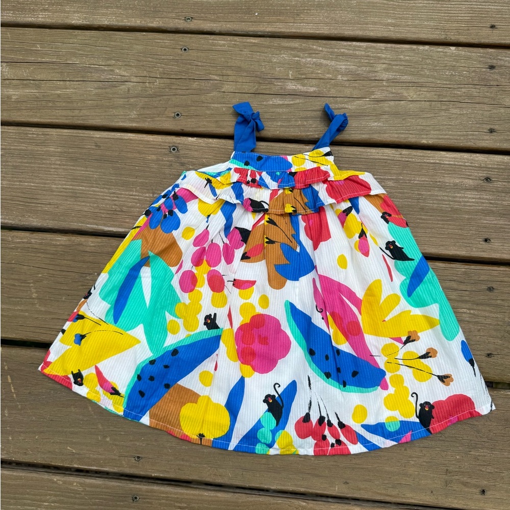 Catimini Colorful Floral Sundress size 12 months